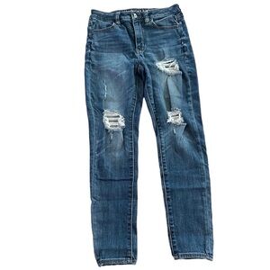 AE Super High Rise Jegging Size 4 Short